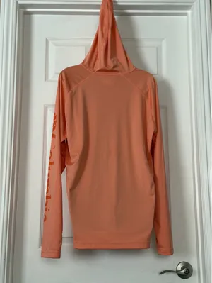 Columbia Omni-Shade peach hooded long sleeve top thumbnail 4