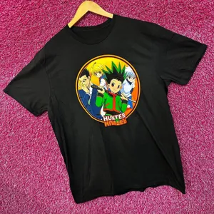 Hunter x Hunter Killua Gon Kurapika Leorio Oversized Anime Tee L thumbnail 3