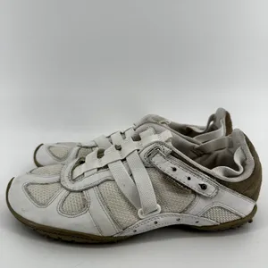 Vintage Diesel Moslette Sneakers Y2K Athletic Adjustable Strap Leather White 8.5 thumbnail 4