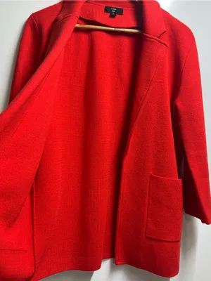 J.CREW 365 "Sophie" Open Front wool cotton Sweater Blazer Style #J0244 small thumbnail 3