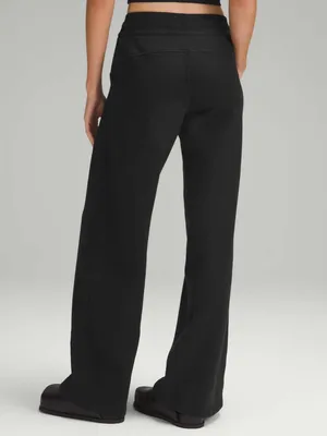 Lululemon Scuba Mid-Rise Wide-Leg Full-Length Pants in Black thumbnail 2