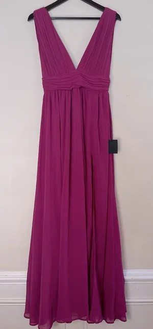 Lulus Formal Evening Gown Dress, Pink Size Small thumbnail 1