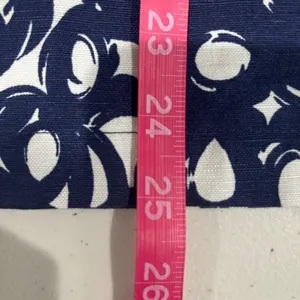 Boden Blue Circle Print Pencil Skirt‎ 8 Long 8L Cotton Linen Classic Preppy thumbnail 9