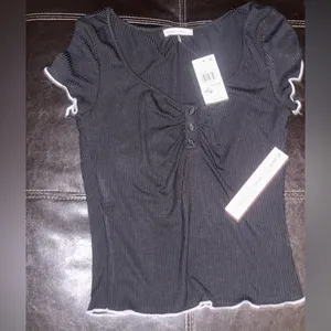 Macy's crave fame sweetheart neckline top thumbnail 2