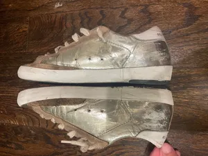 Golden Goose Metallic Low-Top Sneakers thumbnail 4