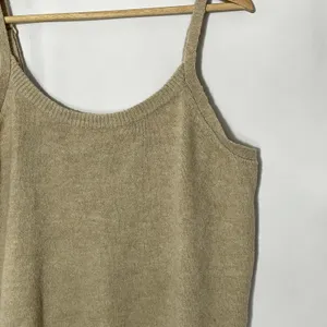 Torrid sandy beige knit strap camisole women's size XL adjustable straps ribbed thumbnail 2