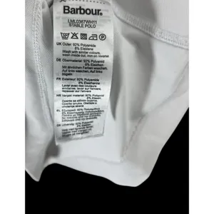 BARBOUR Rolex Equestrian Kentucky Shirt Medium Three Day Event 10 White Women's thumbnail 3