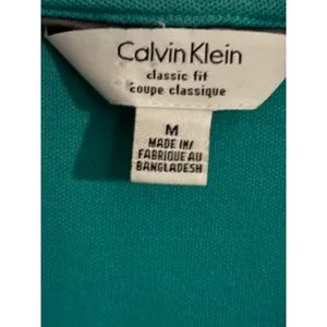 Calvin Klein Womens‎ Classic Fit Teal Polo Shirt Size M thumbnail 3