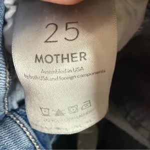 MOTHER Hustler Ankle Fray Full‎ Length Size 25 Denim Jeans Blue Distressed thumbnail 10