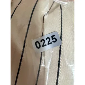 Lauren Ralph Lauren Women 4 Silk Pinstripe Button Down Shirt Fluted Cuff Cream thumbnail 7