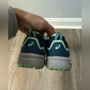 ASICS Sneakers Gel Venture 8 Hiking Running Trail Shoes Mint Blue Green Pink 6.5 thumbnail 6