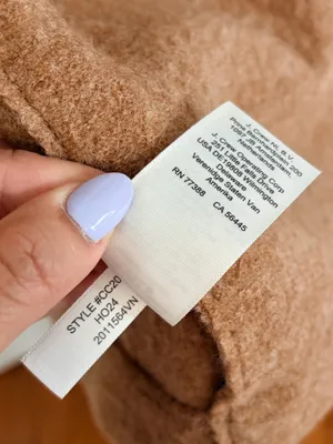 J.Crew Italian Boiled Wool Camel Topcoat Quiet Luxury Old Money Chic NWT Size 4 thumbnail 8