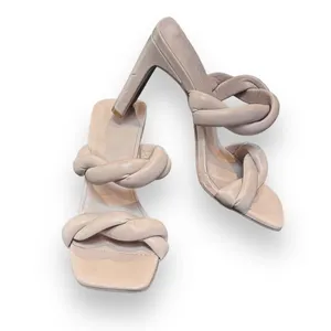 Open Edit‎ Womens Size 5.5 Beige Nude Heels thumbnail 6
