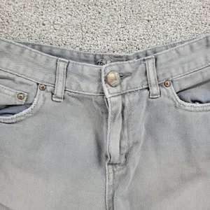 Free People Womens Cut Off Jean Shorts 26 Blue Distressed‎ Denim Button Fly thumbnail 10