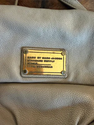 Marc by Marc Jacobs Crossbody Bag Grey Taupe Leather thumbnail 4