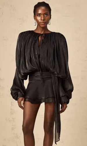 Miss Rosier Mini Dress Black Size XS thumbnail 1