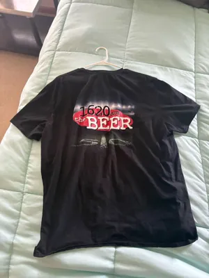 Beer shirt Black Size 2XL thumbnail 3