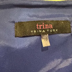 Trina Turk Cielo Diamond Ponte Sheath Wedding Guest Cocktail Party Dress Blue thumbnail 6