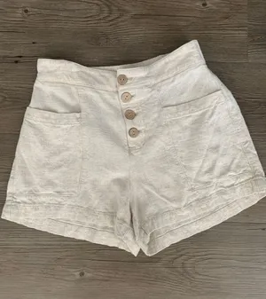 Lauren Conrad High Rise Button Up Shorts thumbnail 1