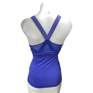 Ivy Park Blue Sleeveless Cross Back Yoga Workout Athletic Tank Top Size XS thumbnail 2