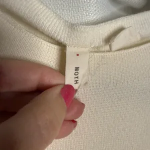 Anthropologie Moth Chester Cream White Sweater Tunic Dress Large thumbnail 5