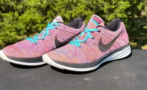 Nike Flyknit Lunar 3 Multicolor Running Shoes Women's Size 10 thumbnail 1