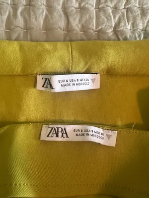 Zara green off the shoulder skirt set  thumbnail 5