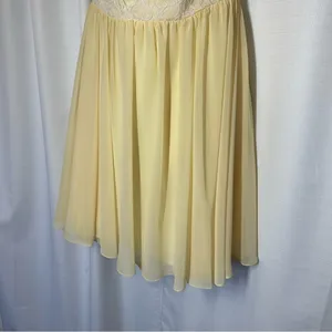 Mori Lee Madeline Gardner Lace Bridesmaid Prom Dress Strapless Women Sz 10 thumbnail 5