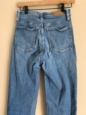 Madewell 27 T The Perfect Vintage Jean Blue Straight Jeans Women Denim Bottoms thumbnail 4