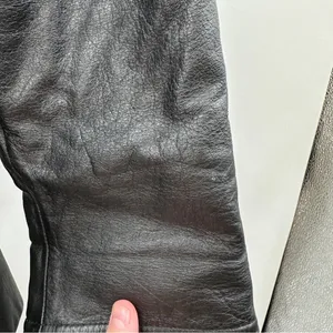 Vintage 90s Wilsons Leather Black Genuine Leather Jacket‎ Coat Size M thumbnail 11