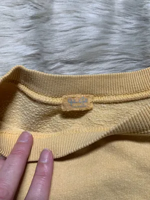John Galt Light Yellow Pullover Sweatshirt thumbnail 3