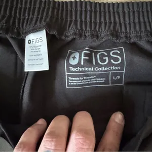 FIGS Technical Collection Black Scrub Pants thumbnail 4