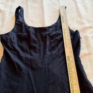 A New Day Women’s Black Corset Midi A-Line Dress Size 12 NWT thumbnail 7
