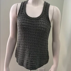 Aerie Knit Crochet Tank Top Small thumbnail 3