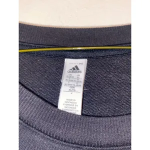 Women's Adidas Dual Layer Mesh French Terry Pullover Black White Size XL‎ thumbnail 2