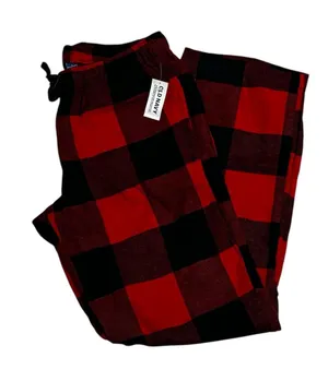 Old Navy Flannel Pajama Pants NEW Mid Rise Red Buffalo Plaid Small 738108 thumbnail 1