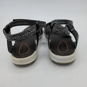 ECCO Cruise Sport Sandals Womens Black Leather Strappy Geometric‎ Print 37 6-6.5 thumbnail 5