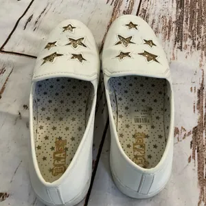 BRASH GOLD STAR‎ WHITE SLIP ONS thumbnail 10