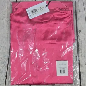WeWoreWhat‎ Cut Out Midi Skirt Satin Charmeuse Zat Hot Pink WWB06-1 Size S NWT thumbnail 9