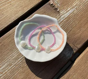 handmade shell bracelet set thumbnail 2