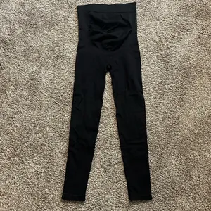 BLANQI Everyday Maternity‎ Belly Support Full Length Black Leggings Small thumbnail 2