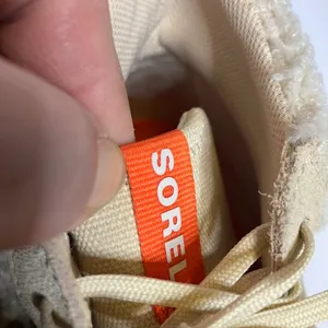 Sorel ONA 503 mid cozy sneaker boots tan neutral‎ lace up women's size 8 trendy thumbnail 4