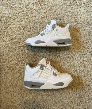 Nike Air Jordan 4 Retro GS White Oreo thumbnail 3