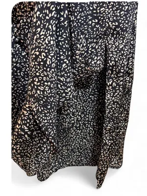 Lulus Women’s Being Bold Leopard Print Satin Midi Slip Dress Size Small thumbnail 10