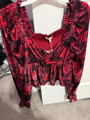Shirt Red Size M thumbnail 1