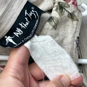 All that jazz Vintage Floral Dress shift mini womens Beige size 9/10 cottage prairie romantic thumbnail 2
