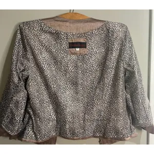 Elegantissimo Firenze Jacket Womens 10 Bronze Excellent Croc Embossed Metallic thumbnail 16