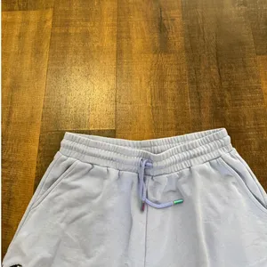 Queen of Sparkles Butterfly Sweat Shorts Lavender Lounge Shorts Size Large thumbnail 2