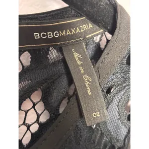 BCBGMAXAZRIA Dress‎ 2 Black Lace Tiered Sleeveless Hanah Cocktail Gothic Chic thumbnail 7