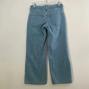 Hollister Low Rise Baggy Jeans W26 Short Light Wash Y2K Wide Leg thumbnail 4